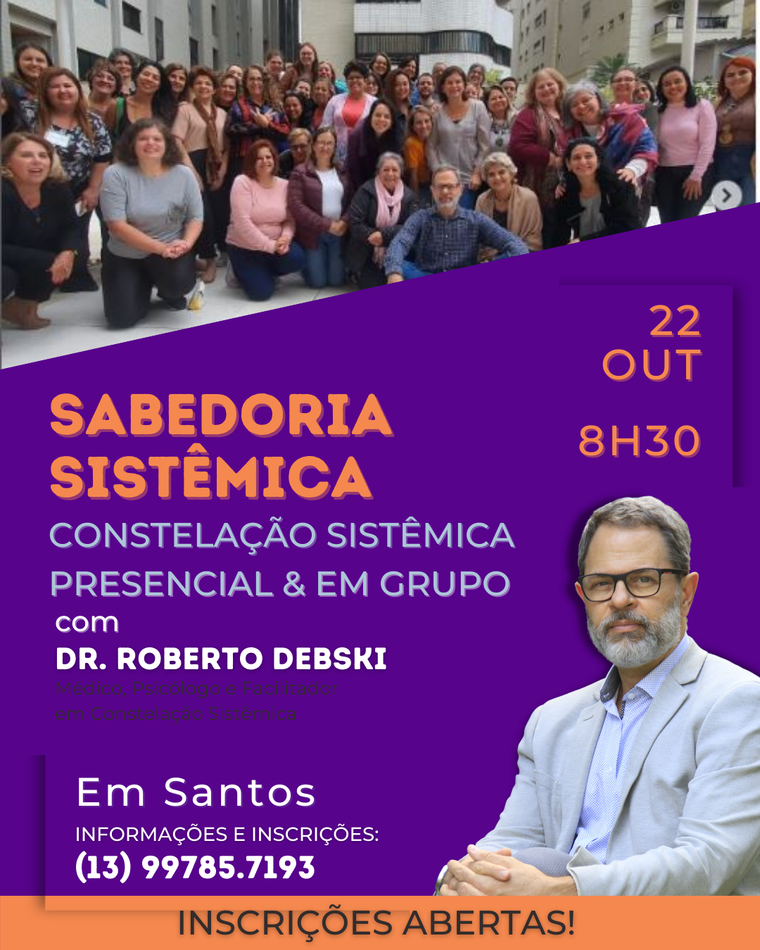 Workshop – Constelação Familiar Sistêmica presencial | Em Santos